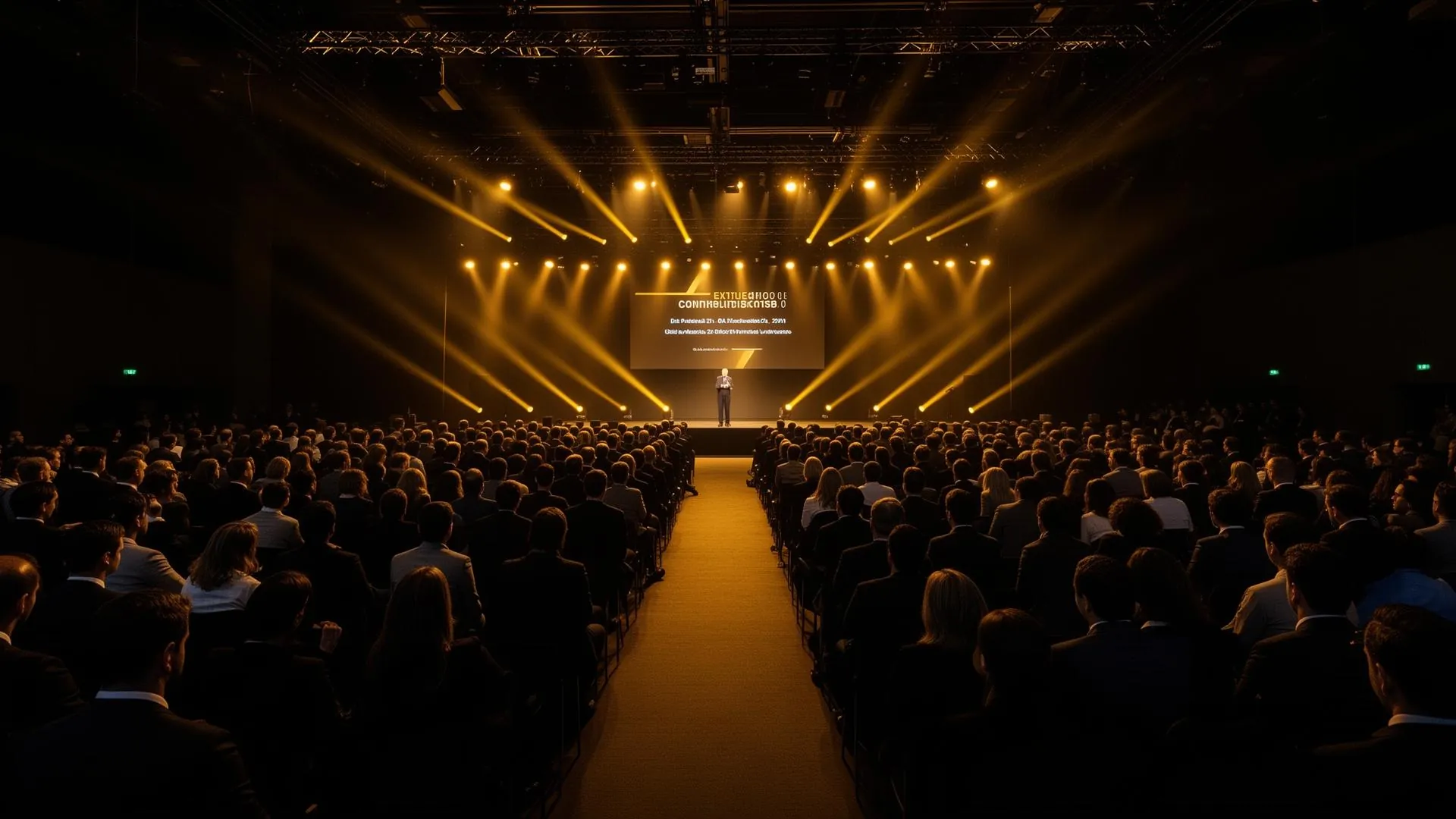 Sold-out event audience